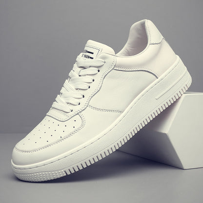 Men’s Classic Leather Low-Top Sneakers – Breathable Everyday Style