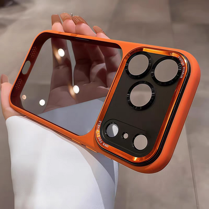 New Luxury Minimalist Transparent Full-Coverage Shockproof iPhone Case