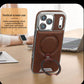 Premium Magnetic Stand Business-Style Leather Phone Case