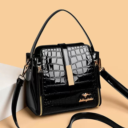 🔥Hot Sale 50%OFF🔥Glossy Crocodile Pattern Women's Handbag