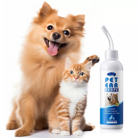 Gentle Pet Ear Wash | Odor-Free Cleaning for Dogs & Cats