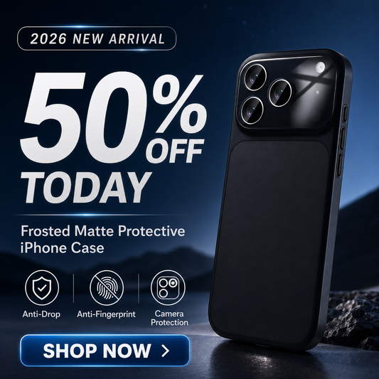 🌸 Summer Sale 50% OFF🔥Full-Coverage Frosted Anti-Drop iPhone Case