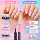 24-Color Nail Art Pen Set – 12 Double-Ended DIY Nail Painting Pens for Detailed Nail Art & Designs