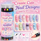 24-Color Nail Art Pen Set – 12 Double-Ended DIY Nail Painting Pens for Detailed Nail Art & Designs