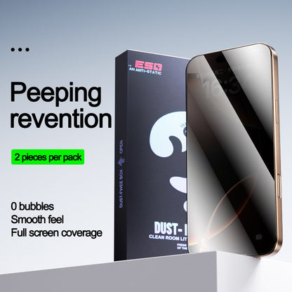 Ultra-Clear Anti-Peep Screen Protector（2 pcs）