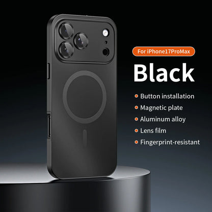 Minimalist Aluminum Frame Magnetic Shockproof iPhone Case