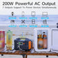 ⚡⚡200W bärbart kraftverk med display