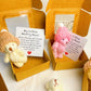✨Helande docka present✨Handgjord mini plysch teddybjörn