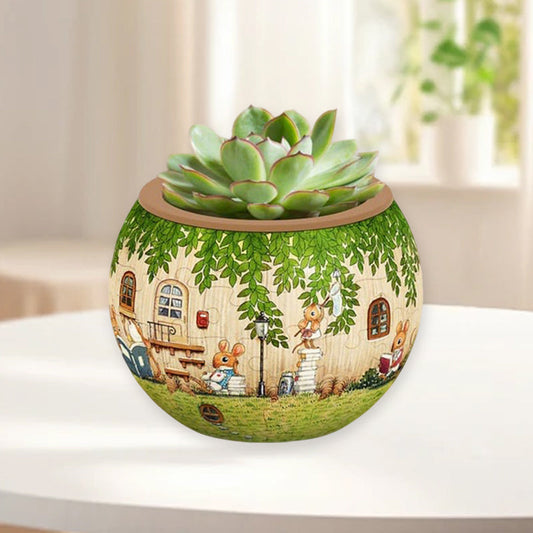 Creative DIY Puzzle Vase Set