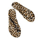 🎁New Arrivals 50% OFF💥Leopard Print Flip-Flops with Heart Charm