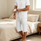 🎉 2026 Sale — Over 15,000 Sold!☀️Men's Summer Shirt & Crop Pants Set – Breathable, Relaxed Fit 🌴