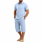 🎉 2026 Sale — Over 15,000 Sold!☀️Men's Summer Shirt & Crop Pants Set – Breathable, Relaxed Fit 🌴