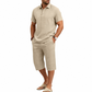 🎉 2026 Sale — Over 15,000 Sold!☀️Men's Summer Shirt & Crop Pants Set – Breathable, Relaxed Fit 🌴