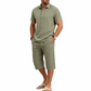 🎉 2026 Sale — Over 15,000 Sold!☀️Men's Summer Shirt & Crop Pants Set – Breathable, Relaxed Fit 🌴