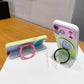Color Block 360° Rotating Ring Stand Phone Case