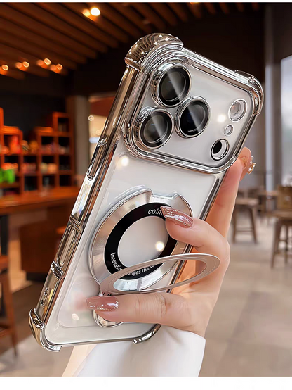 🌲NEW YEAR SALE: 50% Off🔥2026 New plating anti-drop simple magnetic iPhone case